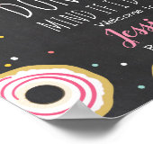 Donut Mind If I Do Welkom Bord Bruidsfeest Poster (Hoek)