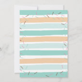 Donut Miss Boy's Donut Verjaardagsfeestje Uitnodig Kaart (Achterkant)