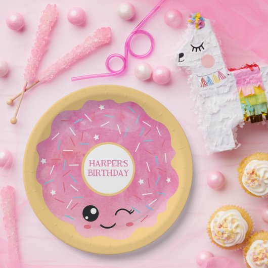 Donut Miss Out Papieren Bordje (Feest)