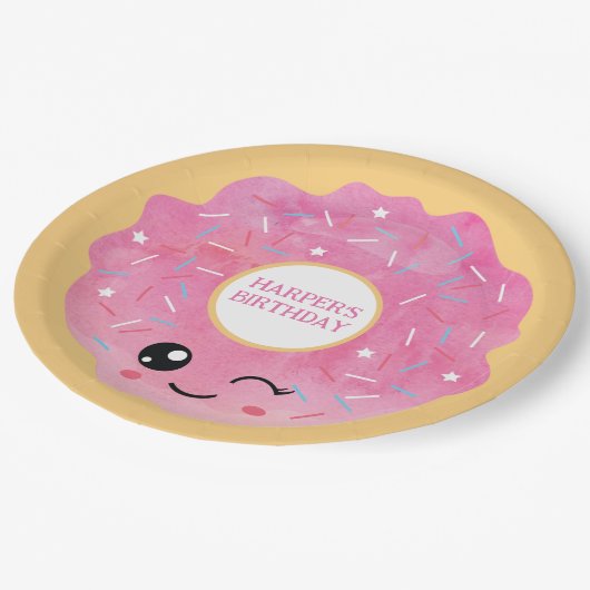 Donut Miss Out Papieren Bordje (Gekanteld)