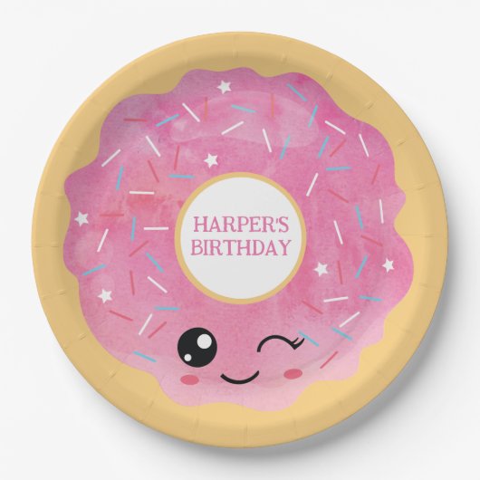 Donut Miss Out Papieren Bordje (Voorkant)