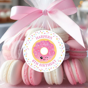 Donut Miss Out Ronde Sticker