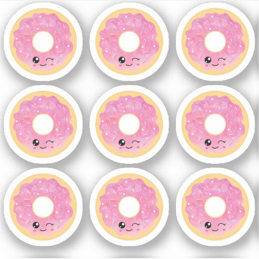 Donut Miss Out Sticker (Voorkant)