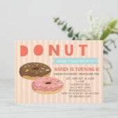 Donut missen dit feest - Donuts Party Invitation Kaart (Staand voorkant)