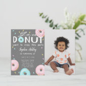 DONUT mist deze feestfoto Kaart (Staand voorkant)