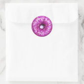 Donut mist dit | Donut Pun Ronde Sticker (Tas)