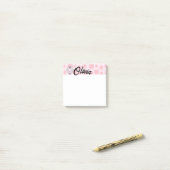 Donut mit Namen personalisiert Post-it® Notes (Op bureau)