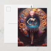 Donut Mode Model Briefkaart (Voorkant / Achterkant)