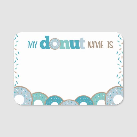 Donut Name Badge (Voorkant)