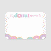 Donut Name Badge (Voorkant)