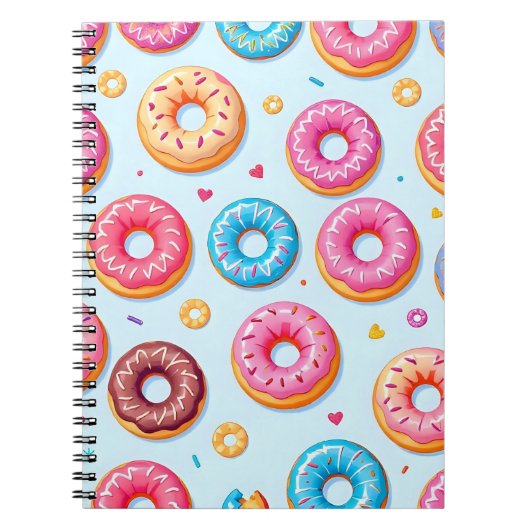 donut notebook  notitieboek (Voorkant)