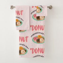 DONUT ONDER SCHATTING BAD HANDDOEK