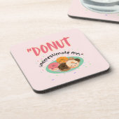 DONUT ONDER SCHATTING BIER ONDERZETTER (Linkerzijde)