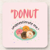 DONUT ONDER SCHATTING BIER ONDERZETTER (Voorkant)