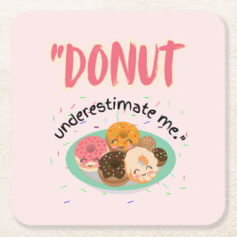 DONUT ONDER SCHATTING KARTONNEN ONDERZETTERS