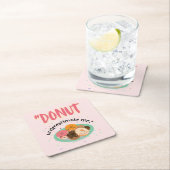 DONUT ONDER SCHATTING KARTONNEN ONDERZETTERS (Insitu)