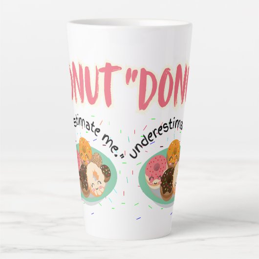 DONUT ONDER SCHATTING LATTE MOK (Voorkant)