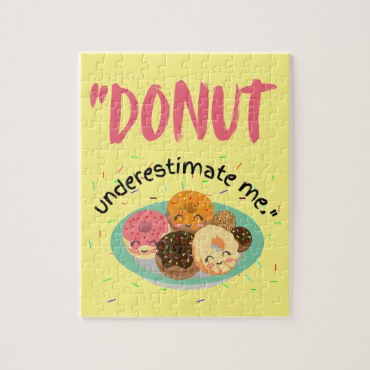 DONUT ONDER SCHATTING LEGPUZZEL (Verticaal)