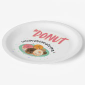 DONUT ONDER SCHATTING PAPIEREN BORDJE (Gekanteld)