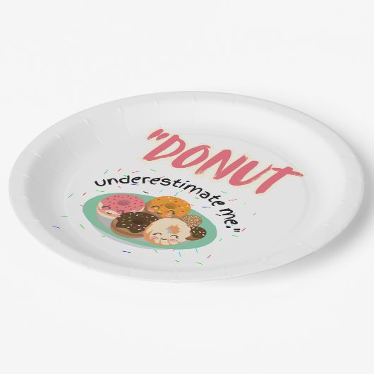 DONUT ONDER SCHATTING PAPIEREN BORDJE (Gekanteld)