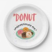 DONUT ONDER SCHATTING PAPIEREN BORDJE (Voorkant)