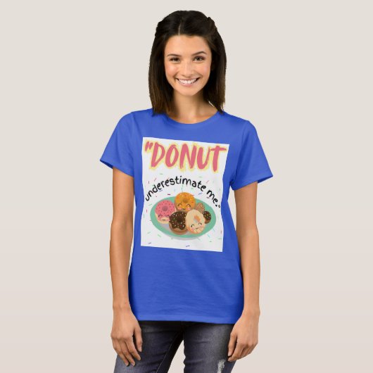 DONUT ONDER SCHATTING T-SHIRT (Voorkant volledig)