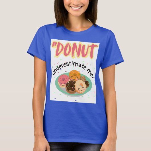 DONUT ONDER SCHATTING T-SHIRT (Voorkant)