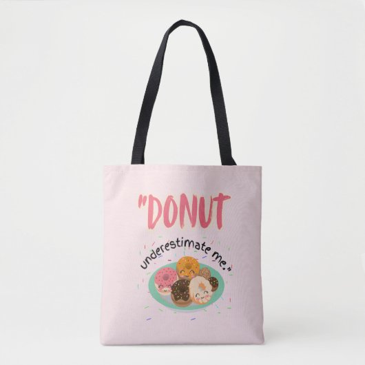 DONUT ONDER SCHATTING TOTE BAG (Voorkant)