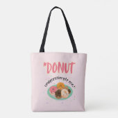 DONUT ONDER SCHATTING TOTE BAG (Achterkant)