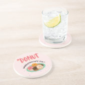 DONUT ONDER SCHATTING ZANDSTEEN ONDERZETTER (Zijkant)