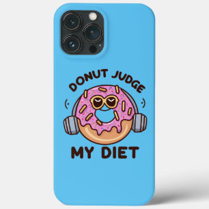 Donut Oordeel Mijn Dieet - Grappige Humor Case-Mate iPhone Case