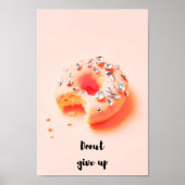 Donut opgegeven poster (Voorkant)