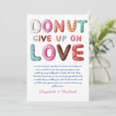 DONUT opgeven op liefdesverandering in plannen Dat Kaart (Staand voorkant)