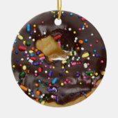 DONUT ORNAMENT CHOCOLAAT MET SPRINKLES (Voorkant)