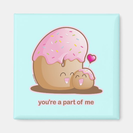 Donut Pair Magneet (Voorkant)