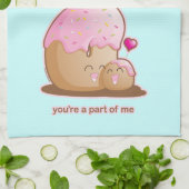 Donut Pair Theedoek (Gevouwen)