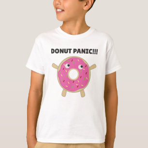 Donut Panic - Funny pun met donuts T-shirt