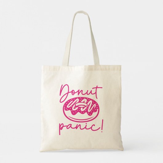 Donut Panic Tote Bag (Achterkant)
