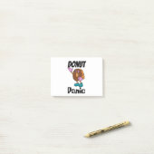 Donut paniek donut post-it notities post-it® notes (Op bureau)
