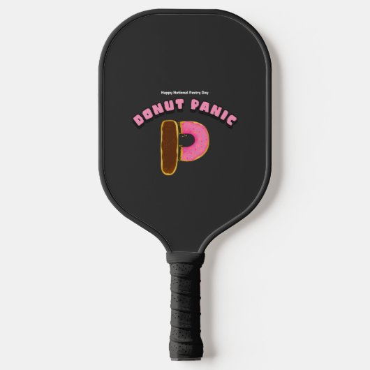 Donut Paniek Pickleball Paddle (Voorkant)