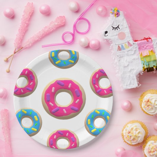 Donut paper bord (Feest)