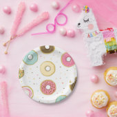 Donut Papier Borden Roze Verjaardagsdouche Doughnu Papieren Bordje (Feest)