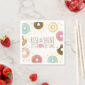 Donut papier servet roze donut zoete verjaardag (Insitu)