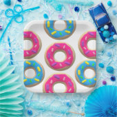 Donut Papieren Bordje (Feest)