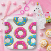Donut Papieren Bordje (Feest)