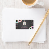 Donut Party Adresetiketten Donut & Eenhoorn Etiket (Insitu)