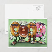 Donut Party Briefkaart (Voorkant / Achterkant)