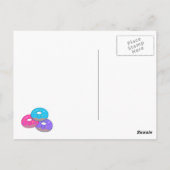 Donut Party Briefkaart (Achterkant)