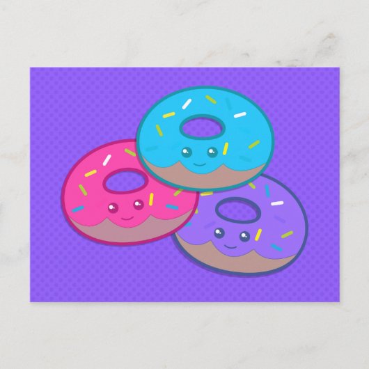 Donut Party Briefkaart (Voorkant)
