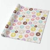 Donut Party Cadeaupapier (Uitgerold)